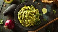 Guacamole con shiitakes